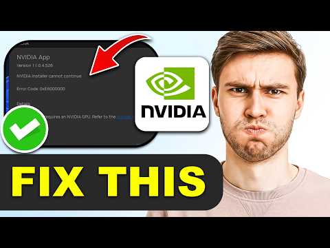 How to Fix NVIDIA Installation Error Code 0xE60000 in 2026