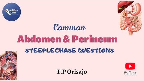 Common ABDOMEN AND PERINEUM steeplechase questions