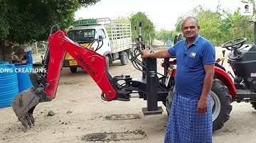 VST SHAKTI MT932 with Rangon front loader and backhoe loader.. Excellent performance