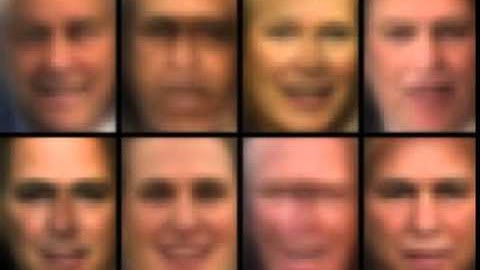 Randomly traversing the manifold of faces