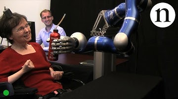 Paralysed woman moves robot with her mind - by Nature Video