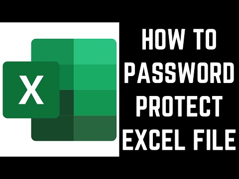 Video: Maaari mo bang protektahan ng password ang excel?