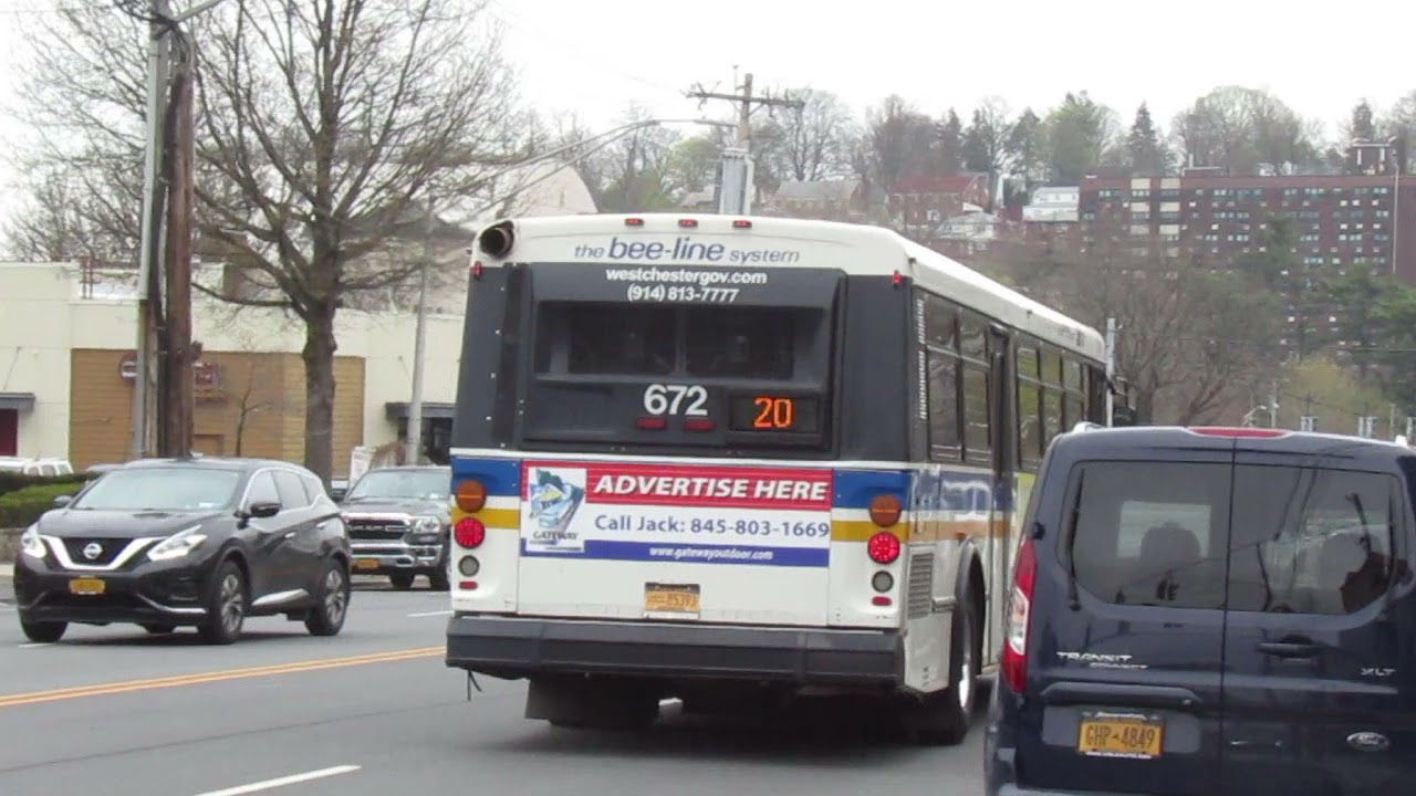 Liberty Lines Transit Operator Inc.2006 Orion V (05.501) [672] on the 20 .