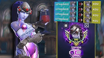 HOW IT LOOKS TO DIFF A TOP 500 WIDOWMAKER | Overwatch 2