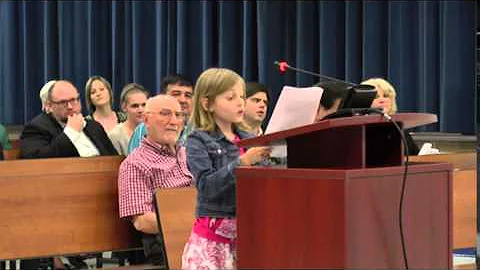 Fourth grade student sounds off on state testing