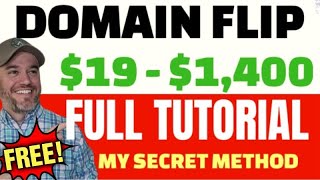 How Much Money Can You Make Flipping Domains [ Is Domain Reselling Profitable ] FULL TUTORIAL