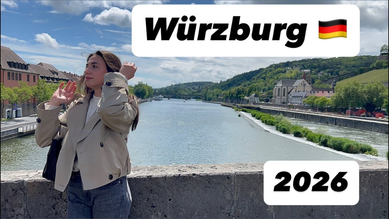 Walking Through Würzburg in 4K 🇩🇪 | Germany City Walk