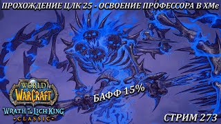 ПРОХОЖДЕНИЕ ЦЛК 25 - ОСВОЕНИЕ ПРОФЕССОРА В ХМе / БАФФ 15% ➤ СТРИМ 273 ➤ WORLD OF WARCRAFT CLASSIC