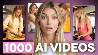 How I Generate 1,000 AI Videos of myself from ONE Single Image!