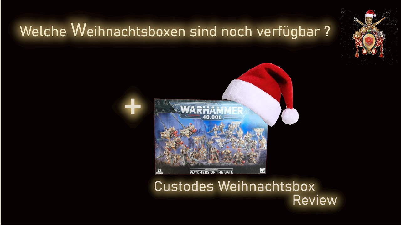 Weihnachtsspezial - Welche Weihnachtsboxen sind noch verfügbar + Review Custodes Box