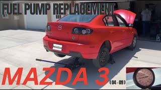 FUEL PUMP REPLACEMENT ON MAZDA 3