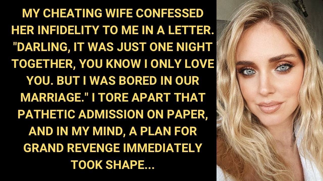 My Cheating Wife Confessed Her Infidelity To Me In A Letter Because She ...
