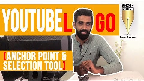 youtube logo | Photoshop | Direct selection tool & Add anchor point | Photoshop Tutorial
