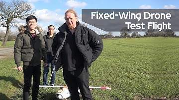 First Short Test Flight of Skywalker Based Drone