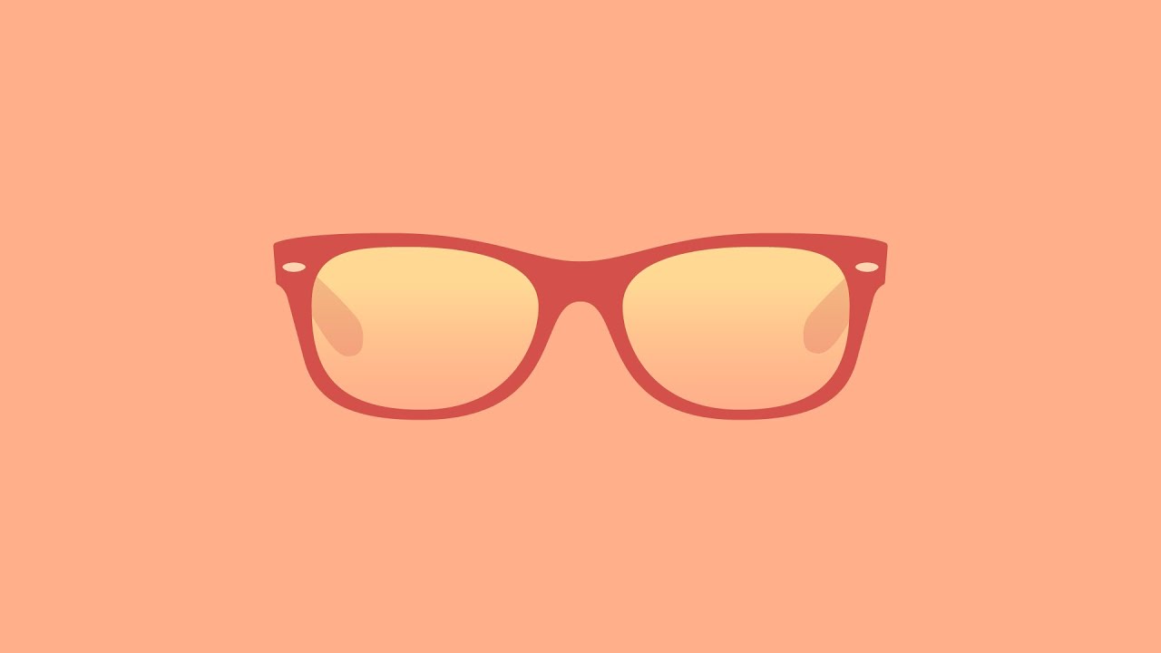 Simple Sunglass Illustration Adobe Illustrator Speed Art YouTube