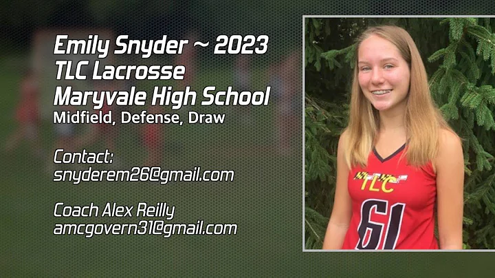 Emily Snyder, 2023, Midfield, Defense, Draw