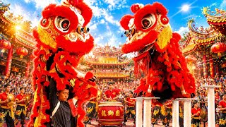 Acrobatic Lion Dance Competition, Atraksi Barongsai Tonggak lion dance high pole múa lân 舞獅 cny