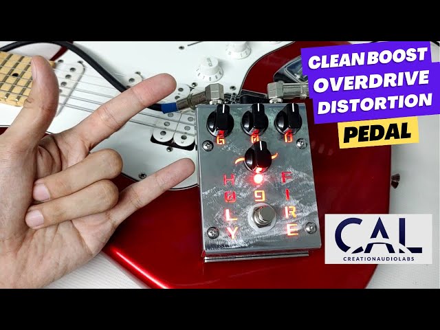OVERDRIVE DISTORTION w/ CLEAN BOOST HOLY FIRE 9 | Pedal Review