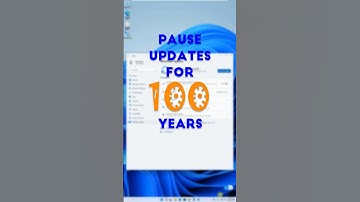 How to PAUSE Windows Updates for 100 YEARS #windows #windowsupdate