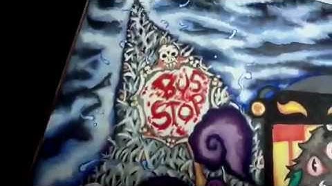 Tour Guide Hand Painted Custom Playmat