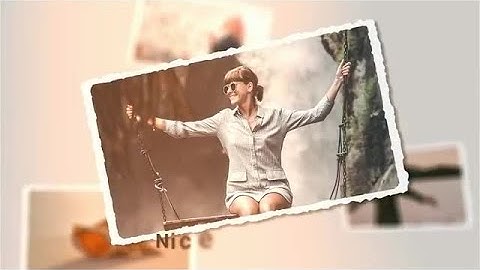 Floating Photo Album After Effects Templates