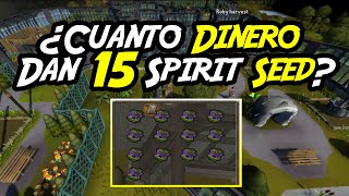 Exchange Spirit Seeds for Coins. How much did I get for exchanging 15 of these seeds? [OSRS]