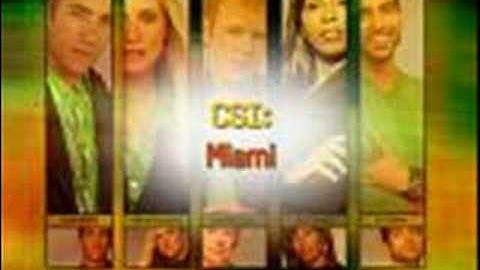 CSI:Miami intro song & pics