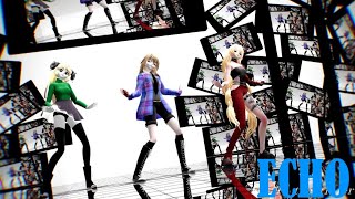 MMD x Creepypasta || Fatili,Mina and Senya || ECHO