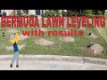 BERMUDA LAWN LEVELING / TOP DRESSING with results