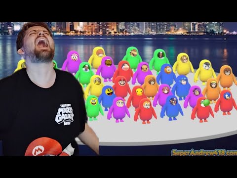 SACE World Tour #13: Obstacles Over The Sea REACTION "THESE FALL GUYS SUITS GOT ME DYING"