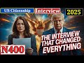 2025 New, Real Interview of U.S. citizenship, Full N-400 Naturalization Interview, Small talk #n400
