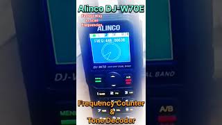 Frequency Counter option in Alinco DJ-W70E handheld