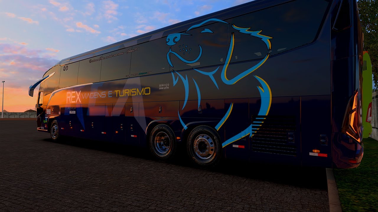 Pôr do Sol na Estrada | REX Viagens e Turismo – ETS2 Realismo Máximo