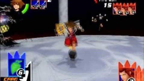 KH Re:CoM, English boss battle: 01 - Axel (Part 1)