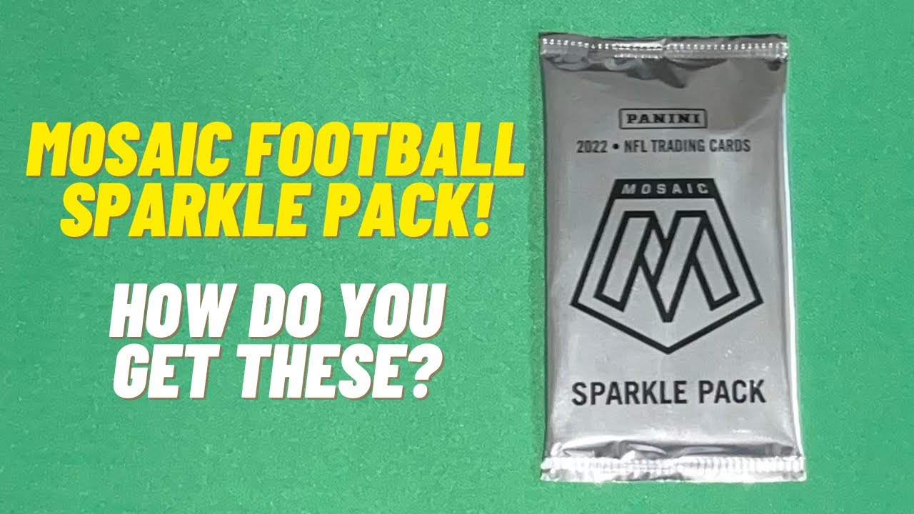 2022 Panini Mosaic Football Sparkle Pack Opening Review! Redemption Replacement! Nice Sports Cards!