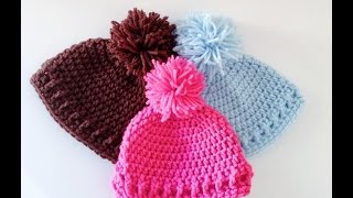 simple and Easy Crochet Baby Hat/Beanie