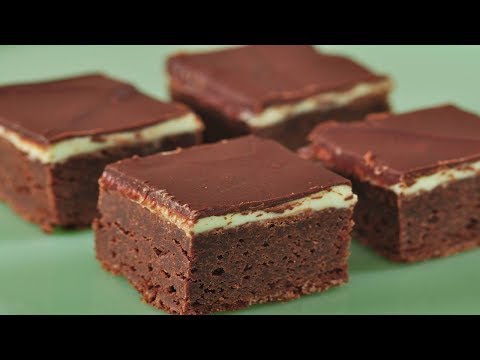 Video: Chocolade Brownies Met Muntvulling