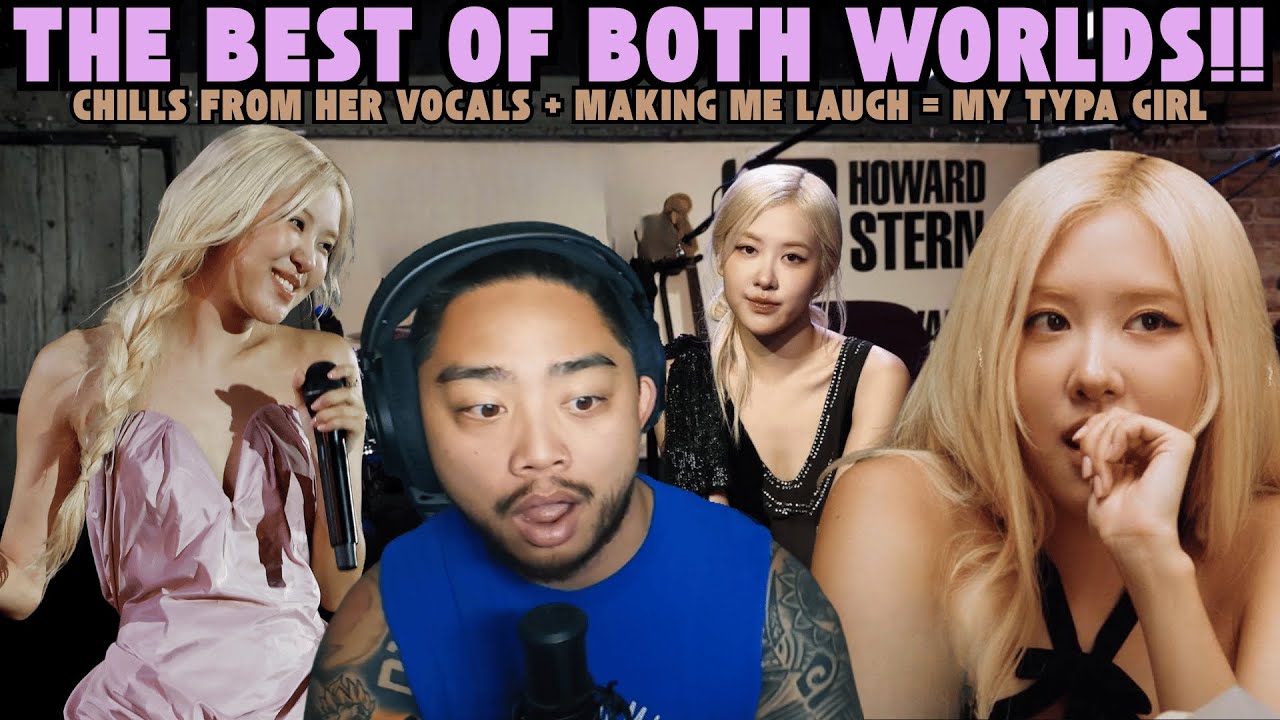 ЗАХВАТ РОЗИ, КОТОРОГО ВЫ ТАК ЖДАЛИ!! | Реакция на Говарда Стерна, GCF и Vogue с Розэ