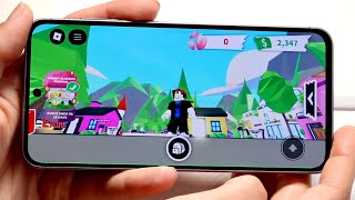 Roblox On Samsung Galaxy A56 Gameplay Review