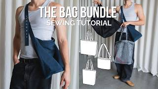 SEWING THE BAG BUNDLE - tutorial - JA academy