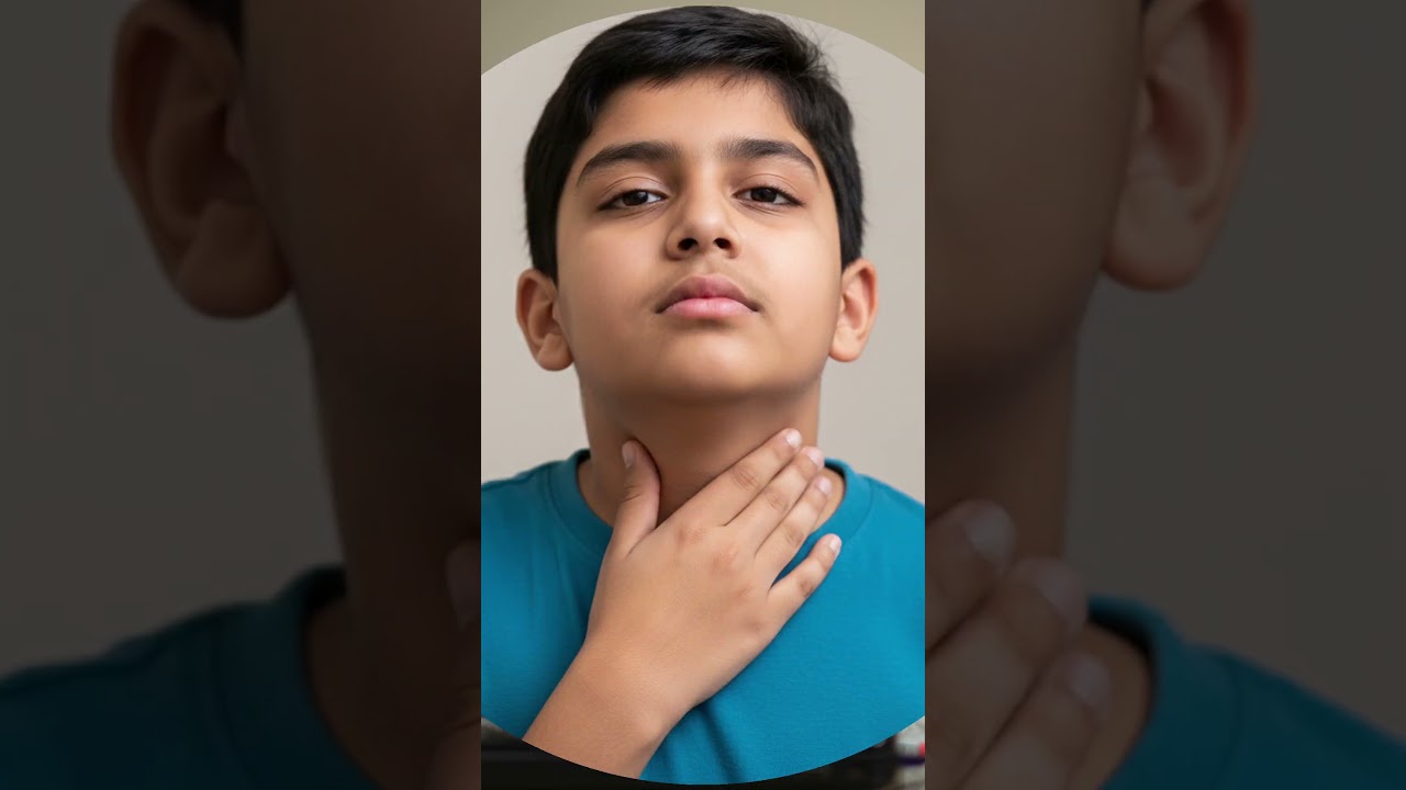 "Sore throat? Trouble swallowing?These are signs of Tonsillitis.Homeopathy helps reduce pain