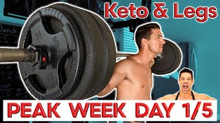 PEAK WEEK Diet & Training Plan DAY 1/5 – Trying @gregdoucette Peak Week for a Photo Shoot
