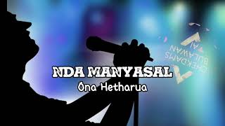 Nda Manyasalona Hetharua Cover Rock Dengan Suara Serak 