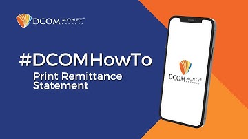 #DCOMHowTo Download and Print your Remittance Statement