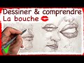 Apprendre à DESSINER les BOUCHES 👄 👄 . Cours de dessin pour Débutants et intermédiaires 🤘🤘🤘