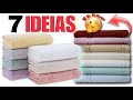 7 ideias criativas com toalhas  artesanato com toalhas  toalhinhas decoradas 