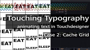 Touching Typography - Case 2: Cache Grid