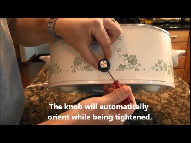 Fix your crock pot or cooking pot lid by replacing the knob. Easy, Fast,  Cheap solution. 