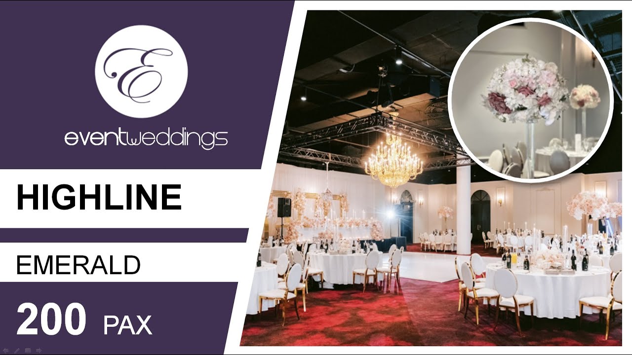 Highline Bankstown, Emerald Ballroom - Sydney Wedding Venue Walkthrough by Event Weddings - YouTube