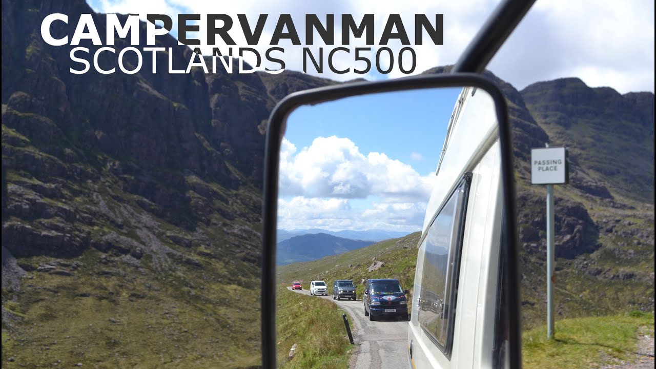 VW Route 67 - Campervans tour Scotland's NC500 for charity